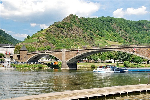 桥,摩泽尔河,德国