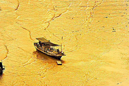 福建霞浦,金色涂滩,渔船