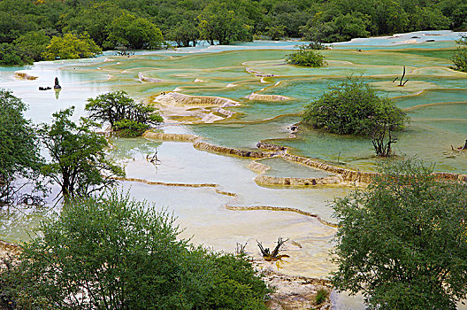 四川黄龙自然风光