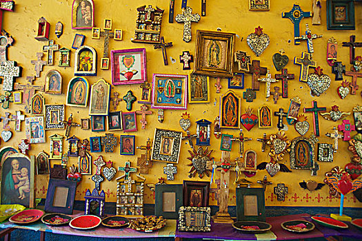 宗教,物品,店,巴兹瓜罗,墨西哥