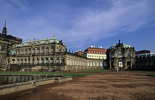 德国,德累斯顿,茨温格尔宫,巴洛克式建筑