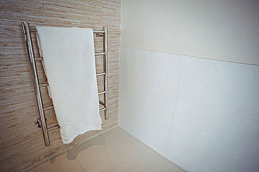 毛巾,悬挂,架子,浴室