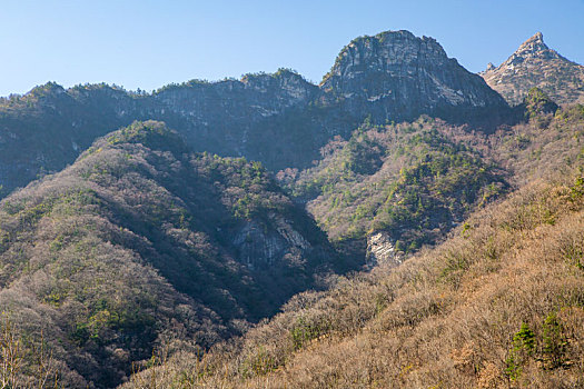 秦岭山秋景