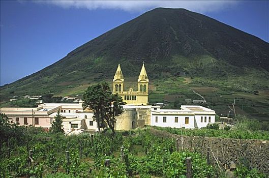 火山,岛屿,埃奥利群岛