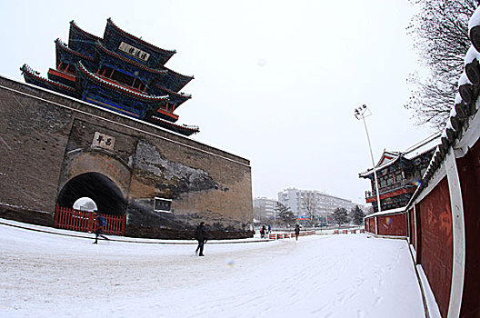 古建雪景