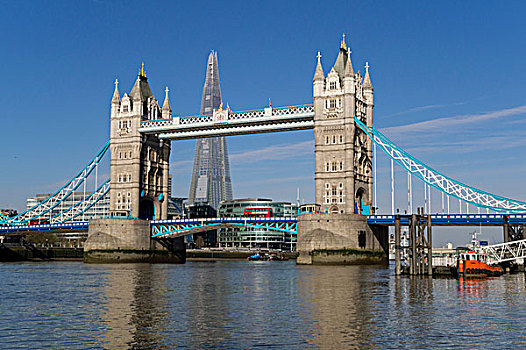 塔桥,碎片,伦敦,英格兰,英国