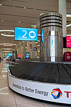 迪拜机场行李提取厅