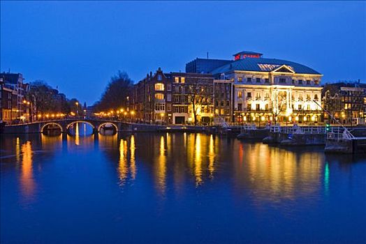 阿姆斯特河,剧院,皇家,阿姆斯特丹,荷兰,欧洲
