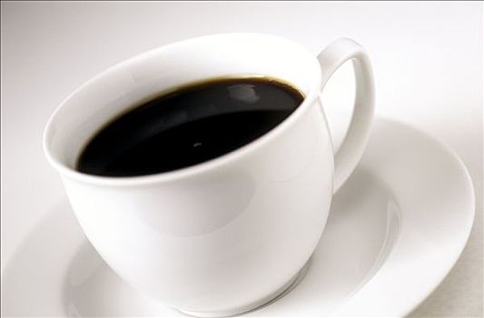 黑咖啡,白色,杯子