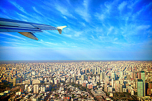 阿根廷,布宜诺斯艾利斯,城市,机场,起飞