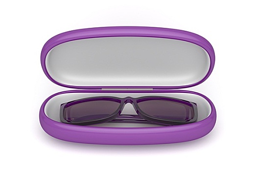 紫色,墨镜