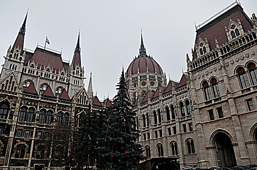 冬天,布达佩斯,匈牙利