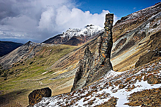 火山地貌,山峦,不列颠哥伦比亚省,加拿大