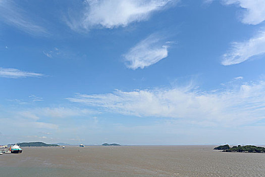 杭州湾,东海海上风光,舟山