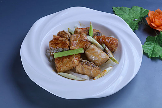 姜葱煎焗鱼块
