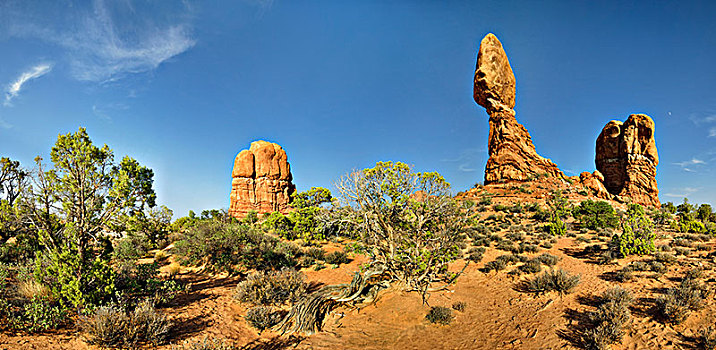 平衡石,岩石构造,靠近,犹他,美国,北美