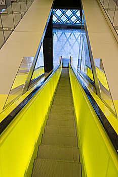 扶梯,西雅图,中央图书馆,华盛顿,美国