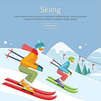 滑雪,旗帜,雪,斜坡,竞争,人,风格,冬天,娱乐,冬季运动,活动,障碍滑雪,运动,比赛,运动员,下坡,极限,速度,矢量