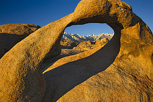 山峦,天然拱,拱形,阿拉巴马山丘,加利福尼亚,美国