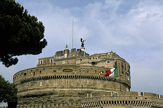意大利,罗马,城堡