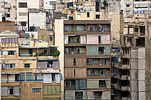 住房,贝鲁特,黎巴嫩,破损,不搭配