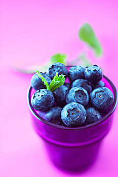 蓝莓,玻璃