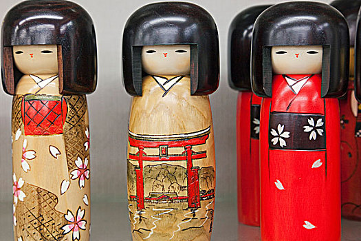 日本,宫岛,纪念品,娃娃