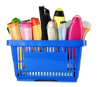 塑料制品,购物篮,身体保健,美容产品