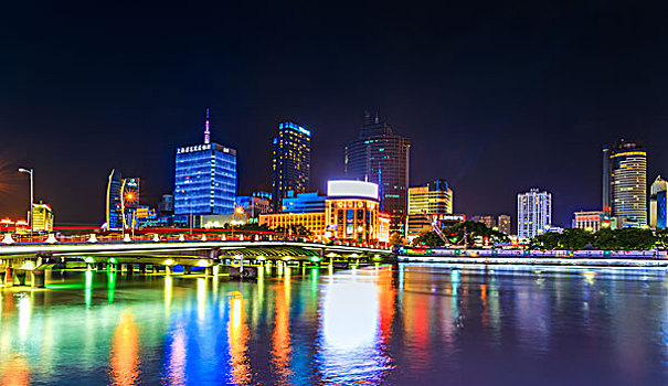 宁波城市夜景