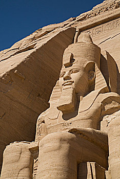 巨像,拉美西斯二世,太阳神庙,阿布辛贝尔神庙,埃及