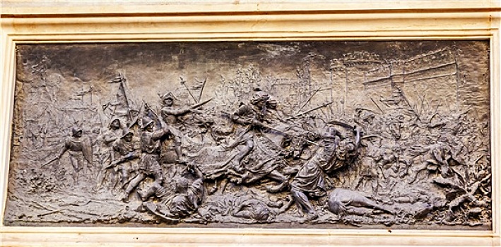国王,战斗,雕塑,安达卢西亚,格拉纳达,西班牙