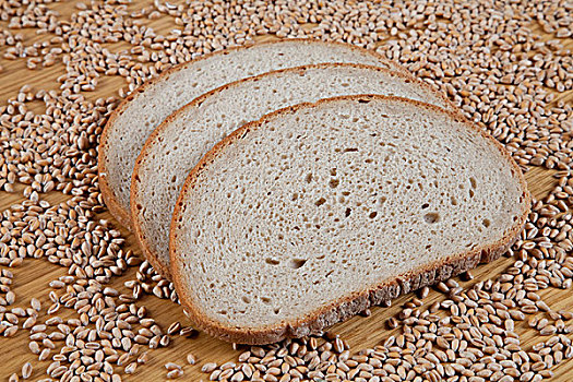面包片,小麦作物