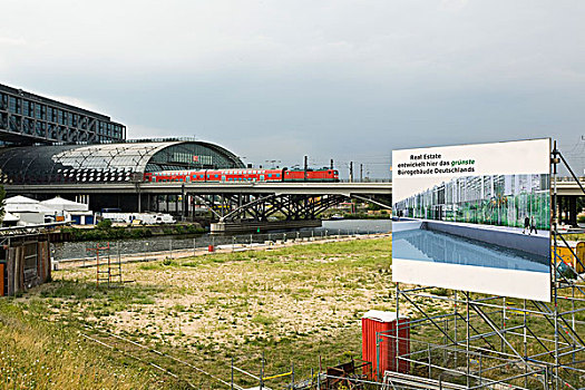 德国,柏林,法兰克福火车站,铁路