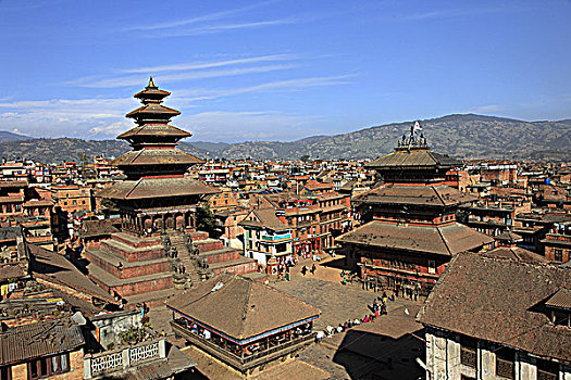 尼泊尔,加德满都山谷,巴克塔普尔