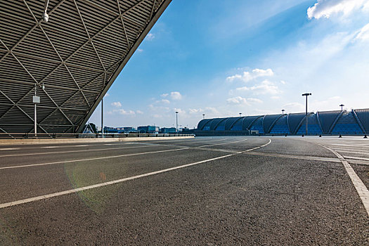 双流机场航站楼和道路
