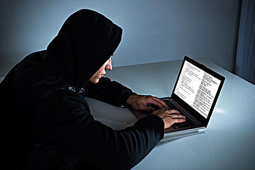 黑客,盗窃,信息,笔记本电脑
