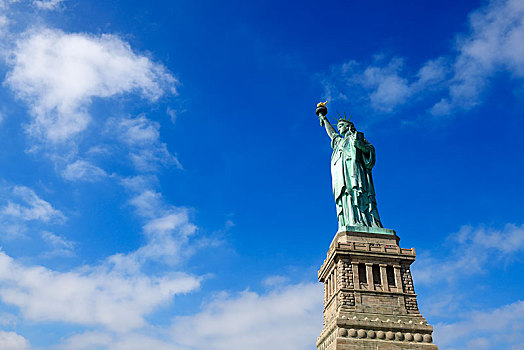 自由女神像,自由女神,自由岛,曼哈顿,纽约,美国,北美