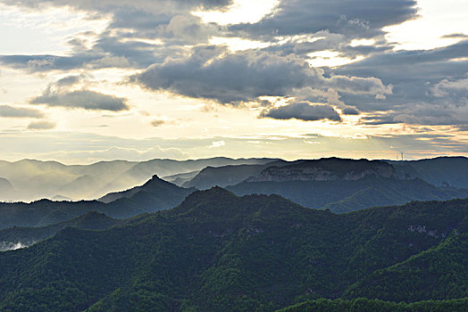 太行山,云台山,云海,阳光,大气