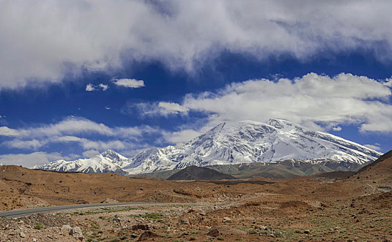 新疆,慕士塔格峰