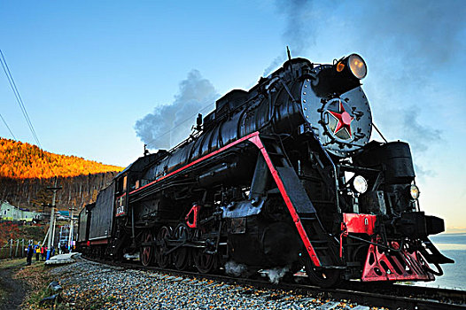 西伯利亚蒸汽机车