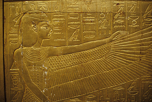 埃及,开罗,埃及博物馆,古旧,图坦卡蒙,神祠,女神,伊希斯