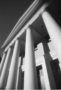 多利安式,柱子,山形墙,最高法院,塔拉哈西,佛罗里达,美国