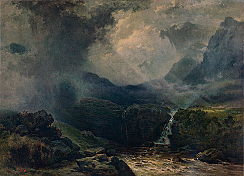 裂隙,灰暗,19世纪,艺术家