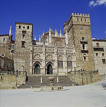 皇家,圣玛丽亚修道院,瓜达卢佩,西班牙
