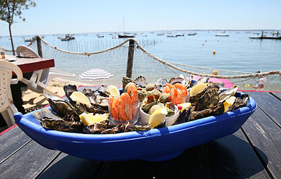 特写,海鲜食品,餐厅桌子