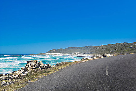 南非,西海角,好望角,自然保护区,沿岸,道路,海洋