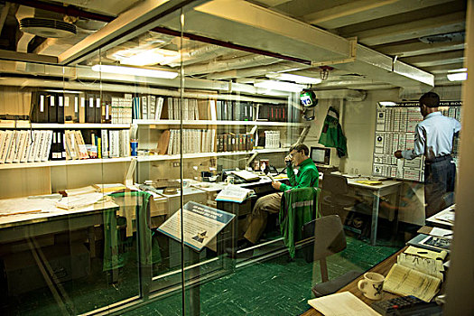 圣地亚哥中途岛航母博物馆-作战室