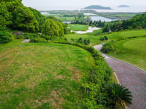 九龙山,海岛游艇码头,高尔夫,旅游山庄