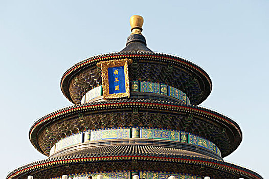 特写,祈年殿,收获,寺庙,天空,北京,中国