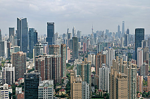 市区,上海,看,酒店,中国,亚洲
